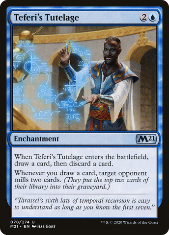 {C} Teferi's Tutelage [Core Set 2021][M21 078]