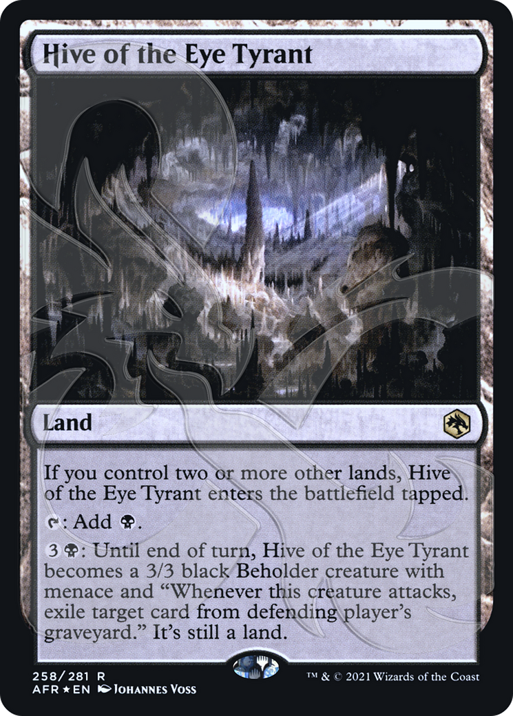 {R} Hive of the Eye Tyrant (Ampersand Promo) [Dungeons & Dragons: Adventures in the Forgotten Realms Promos][AMP AFR 258]
