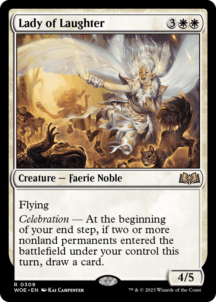 {@R} Lady of Laughter [Wilds of Eldraine][WOE 309]
