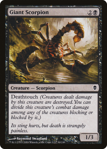 {C} Giant Scorpion [Zendikar][ZEN 090]