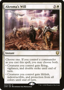 {R} Akroma's Will [Commander Legends][CMR 003]