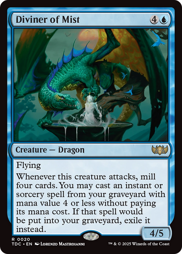 {R} Diviner of Mist [Tarkir: Dragonstorm Commander][TDC 020]