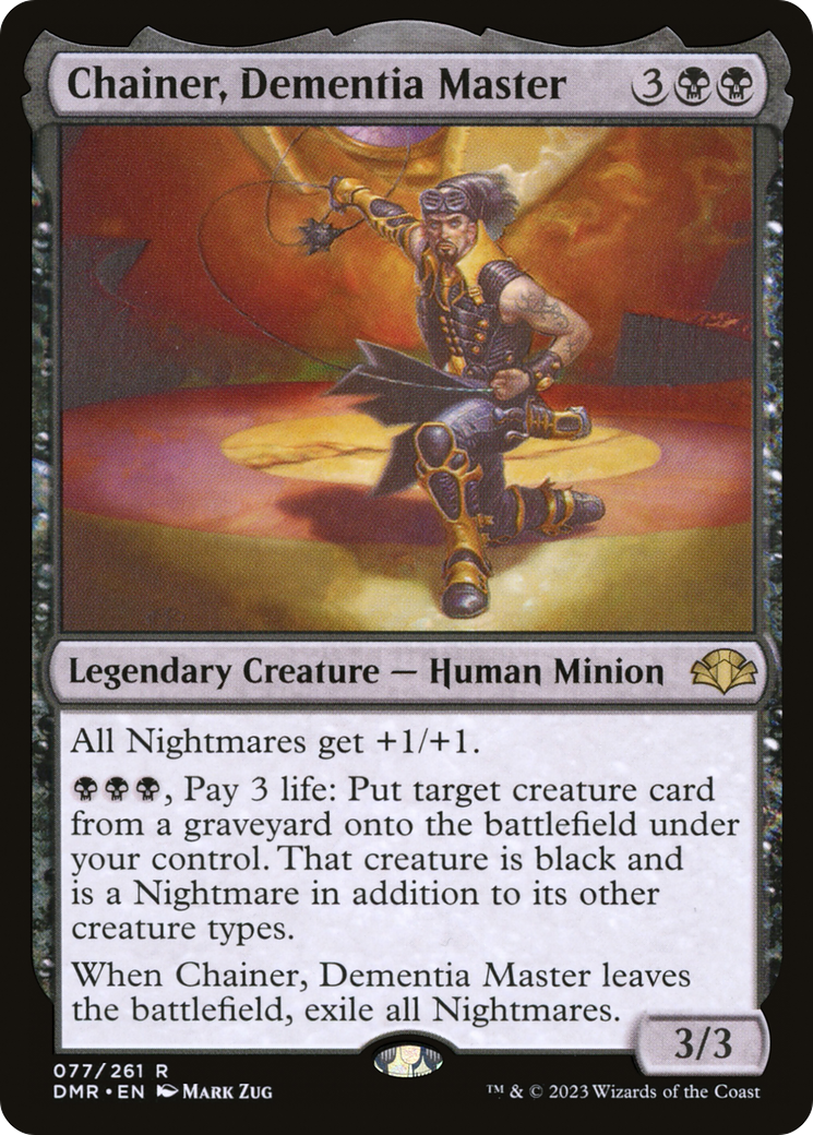 {R} Chainer, Dementia Master [Dominaria Remastered][DMR 077]