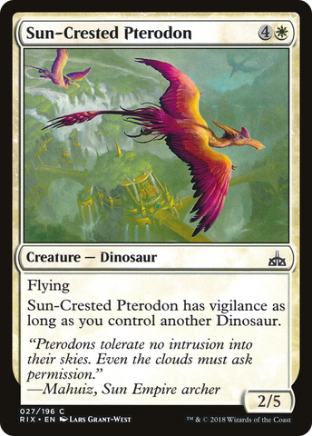 {C} Sun-Crested Pterodon [Rivals of Ixalan][RIX 027]