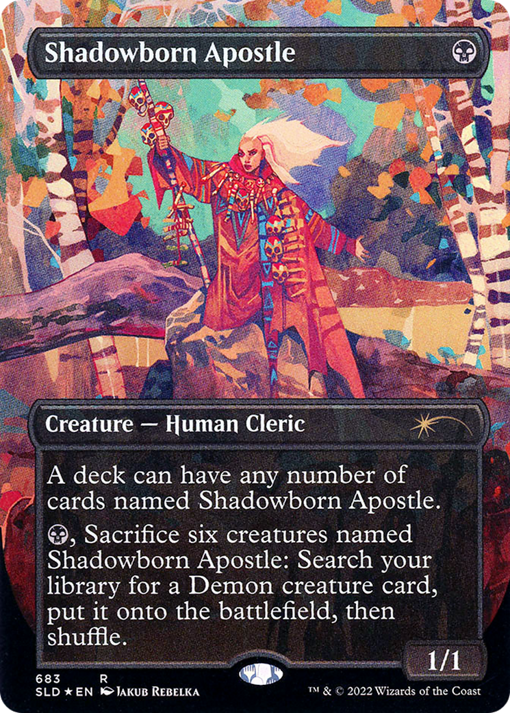 {R} Shadowborn Apostle (Borderless) (683) [Secret Lair Drop Promos][SLD 683]