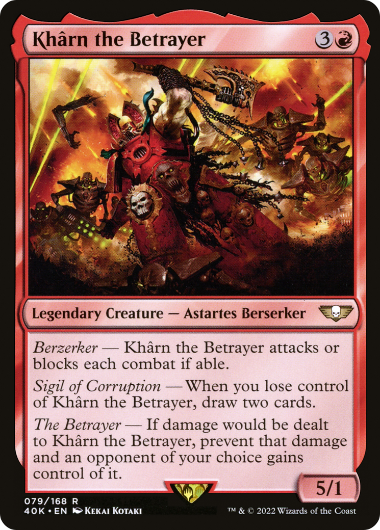 {R} Kharn the Betrayer [Universes Beyond: Warhammer 40,000][40K 079]