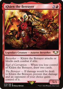 {R} Kharn the Betrayer [Universes Beyond: Warhammer 40,000][40K 079]