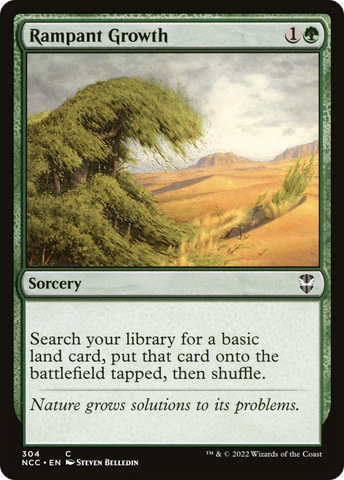 {C} Rampant Growth [Streets of New Capenna Commander][NCC 304]