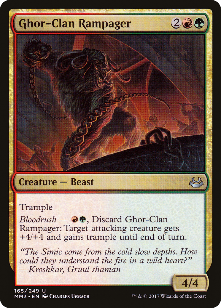 {C} Ghor-Clan Rampager [Modern Masters 2017][MM3 165]