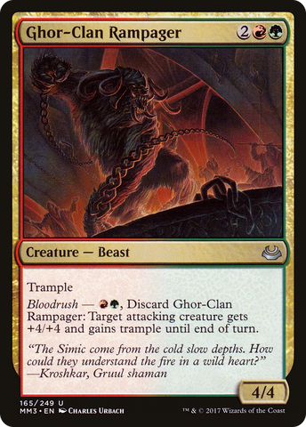 {C} Ghor-Clan Rampager [Modern Masters 2017][MM3 165]