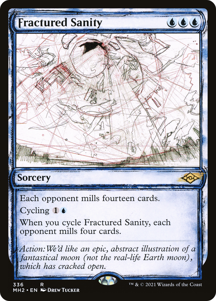 {R} Fractured Sanity (Showcase): (Showcase) [Modern Horizons 2] [MH2 336]