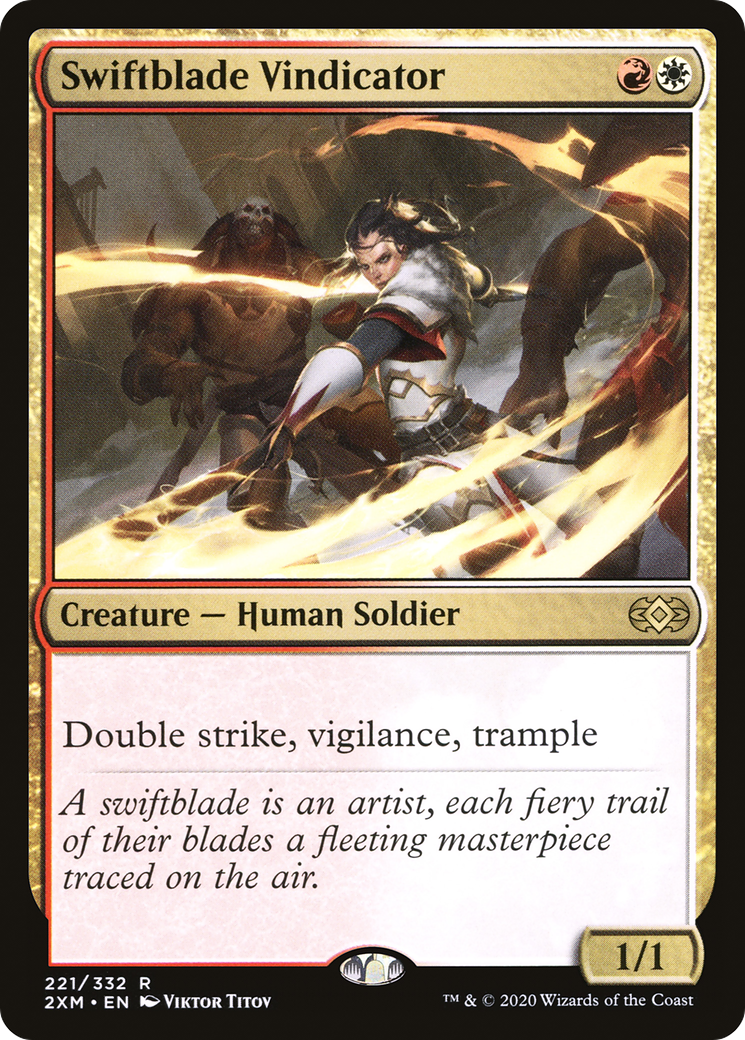 {R} Swiftblade Vindicator [Double Masters][2XM 221]