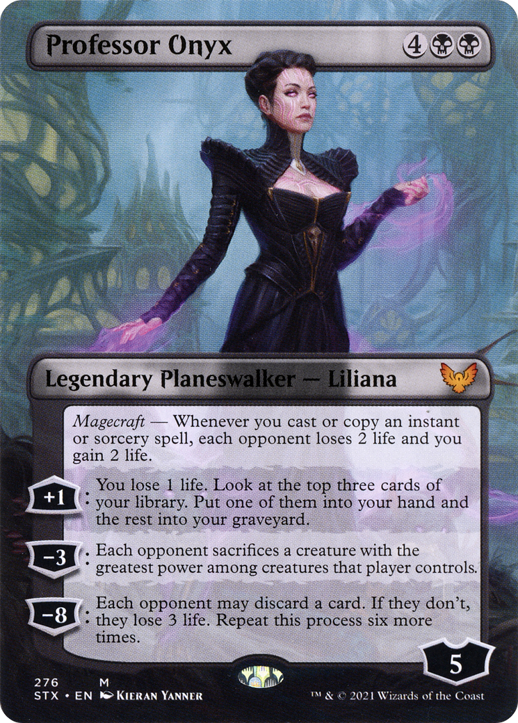 {R} Professor Onyx (Borderless) [Strixhaven: School of Mages][STX 276]