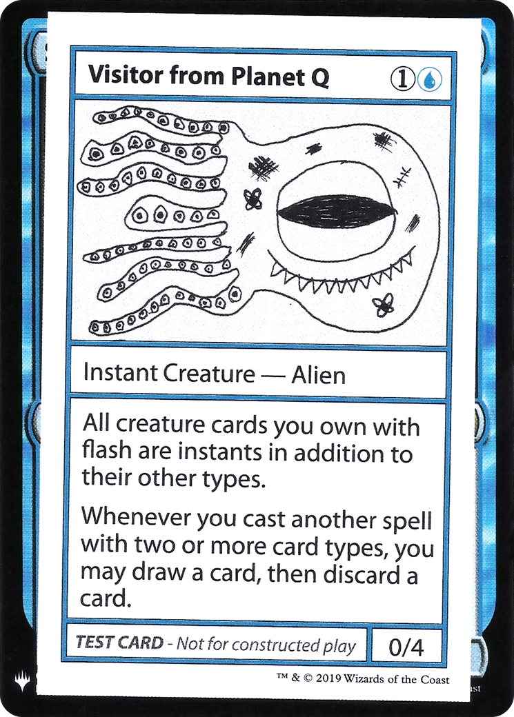 {R} Visitor from Planet Q [Mystery Booster Playtest Cards][CON CMB1 033]