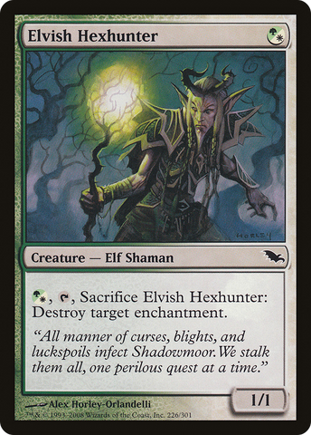 {C} Elvish Hexhunter [Shadowmoor][SHM 226]