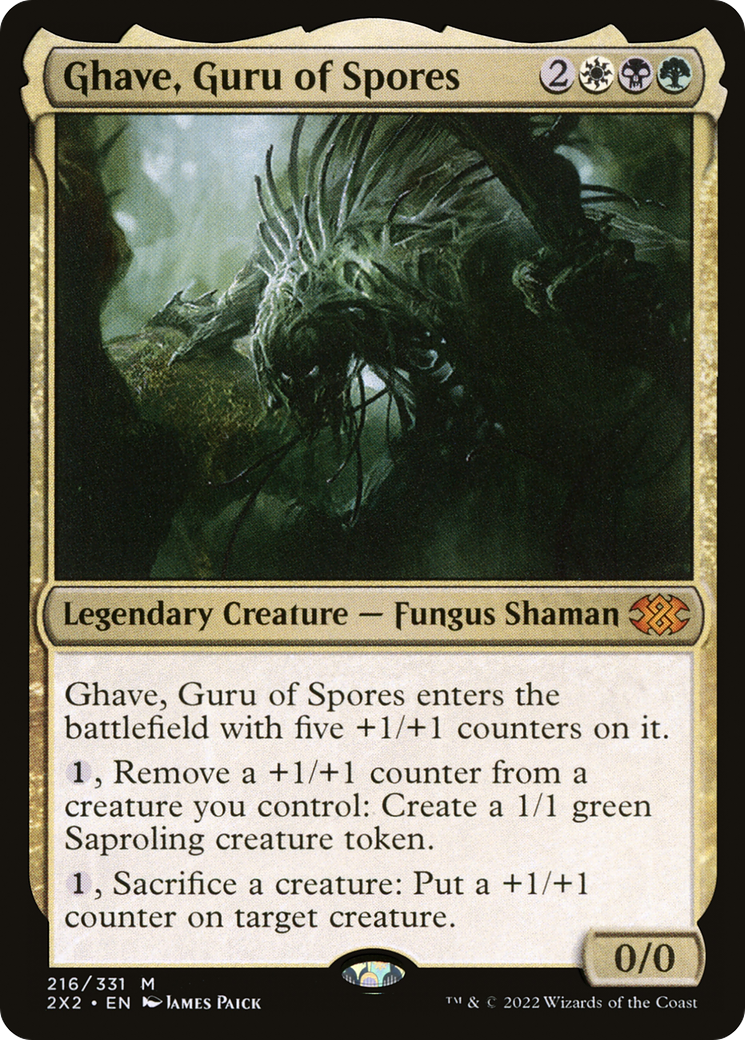 {R} Ghave, Guru of Spores [Double Masters 2022][2X2 216] - Misty Mountain Games