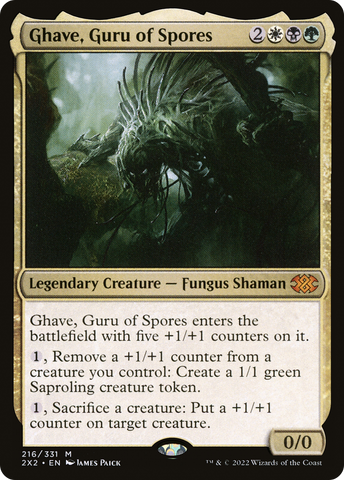 {R} Ghave, Guru of Spores [Double Masters 2022][2X2 216]