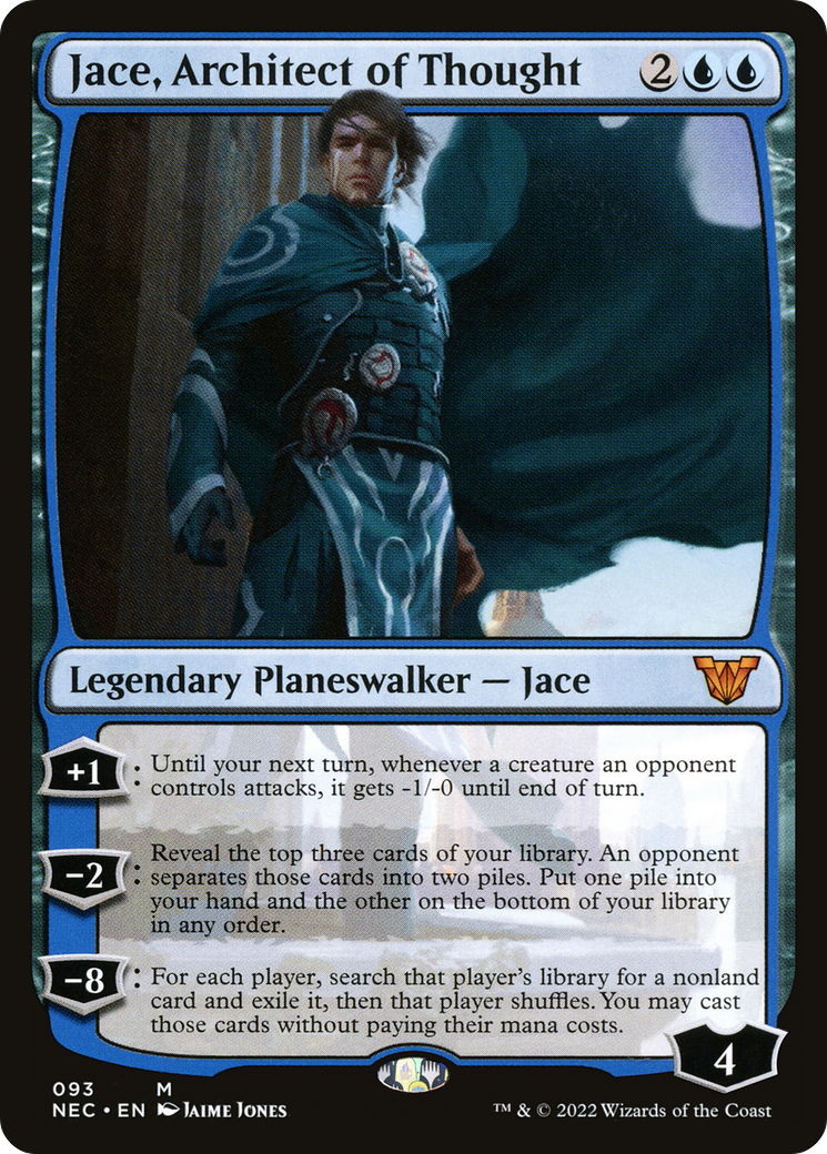 {R} Jace, Architect of Thought [Kamigawa: Neon Dynasty Commander][NEC 093]