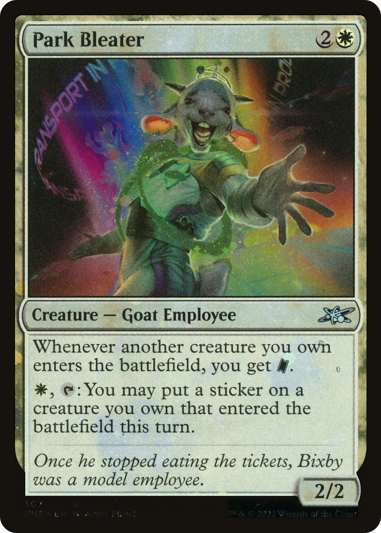{C} Park Bleater (Galaxy Foil) [Unfinity][UNF 307]