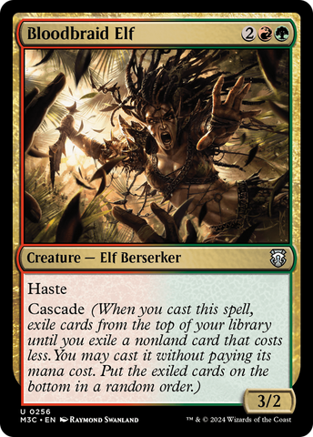 {C} Bloodbraid Elf [Modern Horizons 3 Commander][M3C 256]