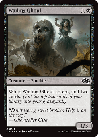 {C} Wailing Ghoul [Foundations Jumpstart][J25 511]
