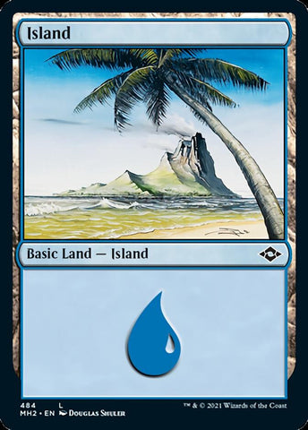 {B}[MH2 484] Island (484) (Foil Etched) [Modern Horizons 2]