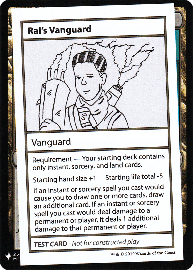 {R} Ral's Vanguard [Mystery Booster Playtest Cards][CON CMB1 001]