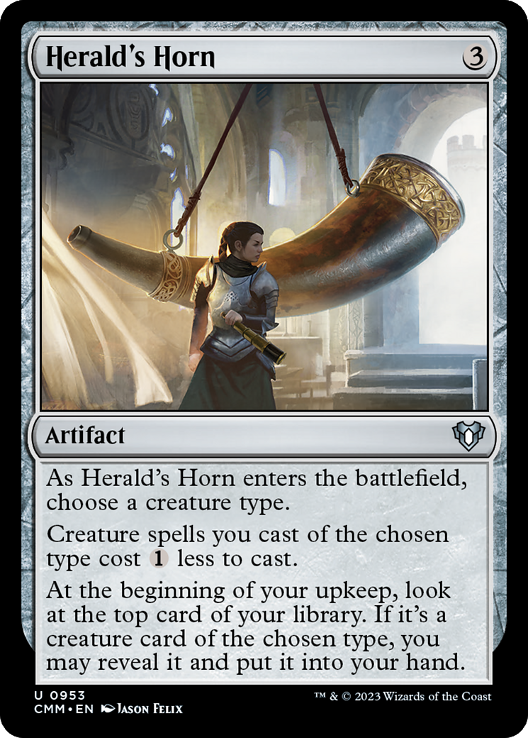{C} Herald's Horn [Commander Masters][CMM 953]