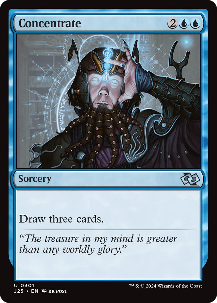 {C} Concentrate [Foundations Jumpstart][J25 301]