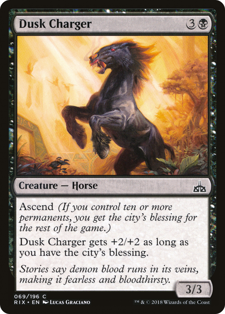 {C} Dusk Charger [Rivals of Ixalan][RIX 069]