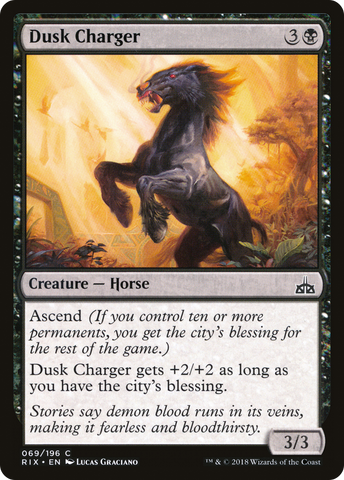 {C} Dusk Charger [Rivals of Ixalan][RIX 069]