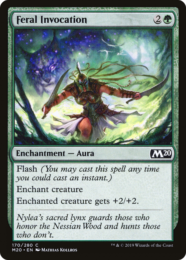 {C} Feral Invocation [Core Set 2020][M20 170]