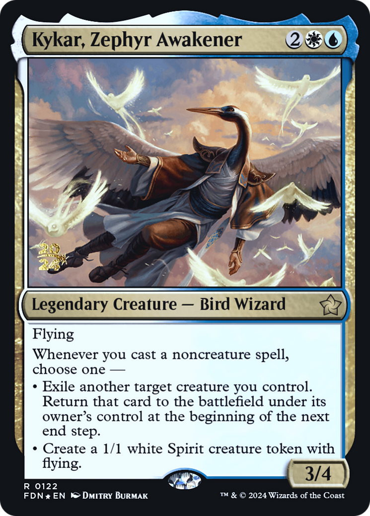 {@R} Kykar, Zephyr Awakener [Foundations Prerelease Promos][PR FDN 122]