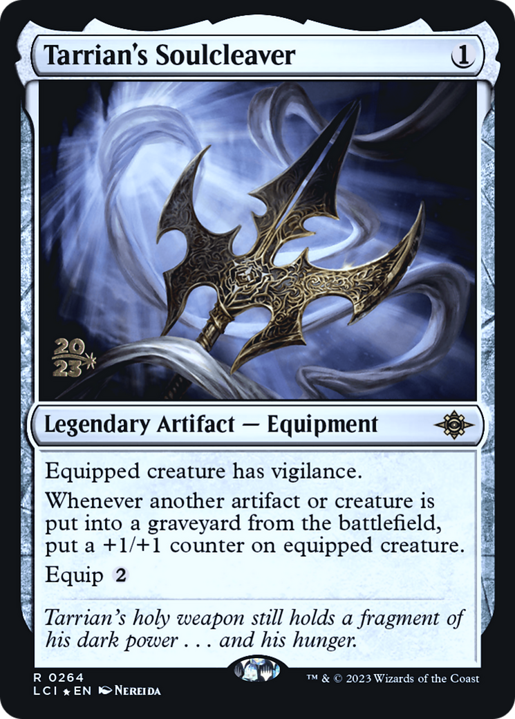 {@R} Tarrian's Soulcleaver [The Lost Caverns of Ixalan Prerelease Cards][PR LCI 264]