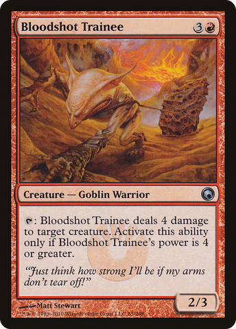 {C} Bloodshot Trainee [Scars of Mirrodin][SOM 085]