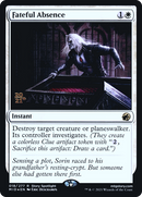 {R} Fateful Absence [Innistrad: Midnight Hunt Prerelease Promos][PR MID 018]