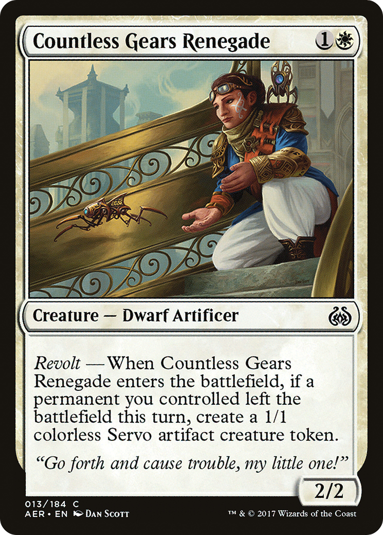 {C} Countless Gears Renegade [Aether Revolt][AER 013]