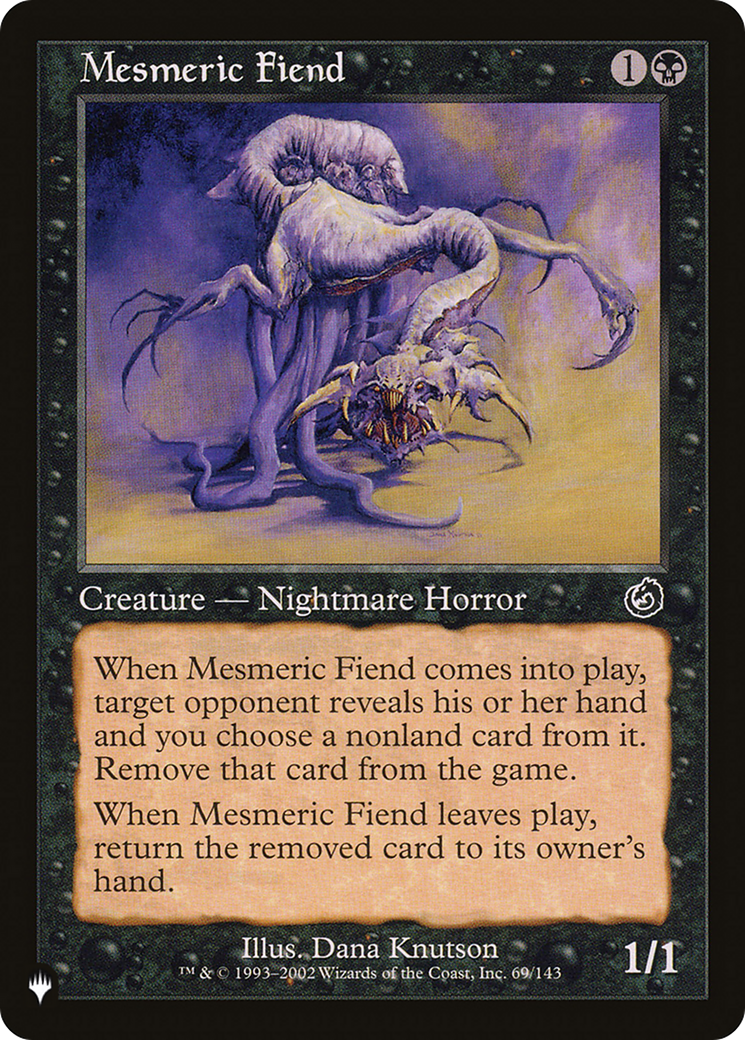 Mesmeric Fiend [LIST 69/143]