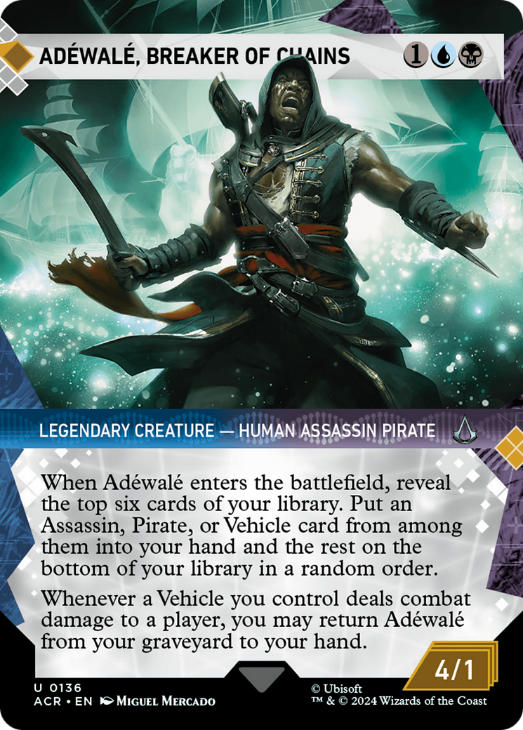 {C} Adewale, Breaker of Chains (Showcase) [Assassin's Creed][ACR 136]