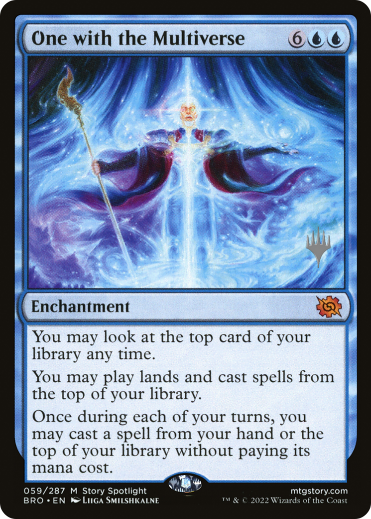 {R} One with the Multiverse [The Brothers' War: Promo Pack][PP BRO 059]