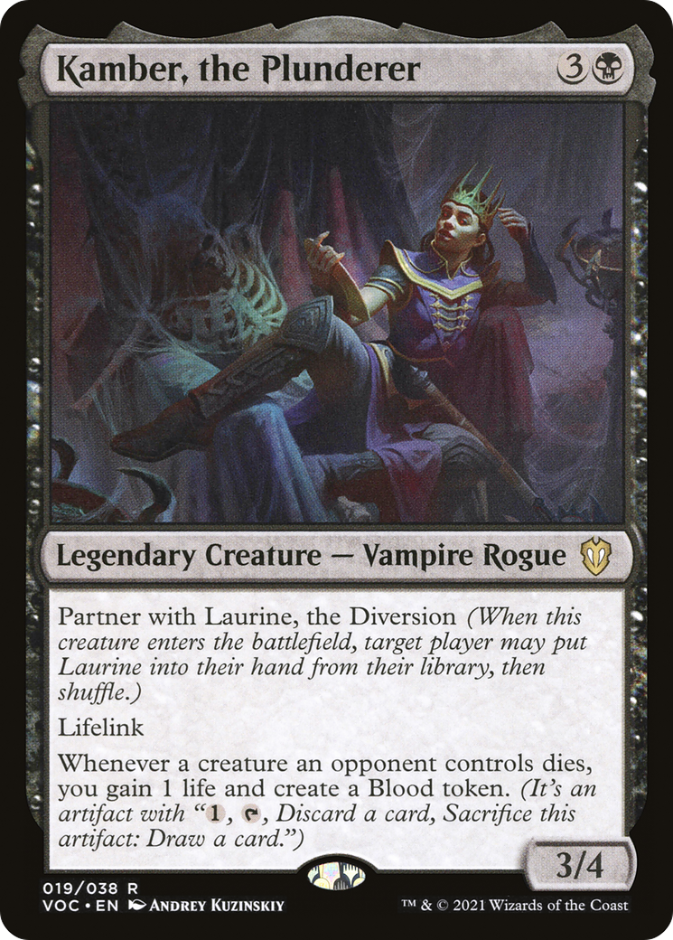 {R} Kamber, the Plunderer [Innistrad: Crimson Vow Commander][VOC 019]
