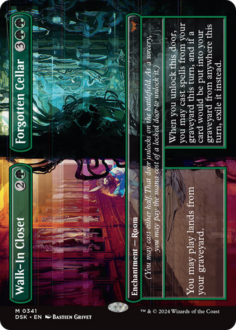 {@R} Walk-In Closet // Forgotten Cellar (Borderless) [Duskmourn: House of Horror][DSK 341]