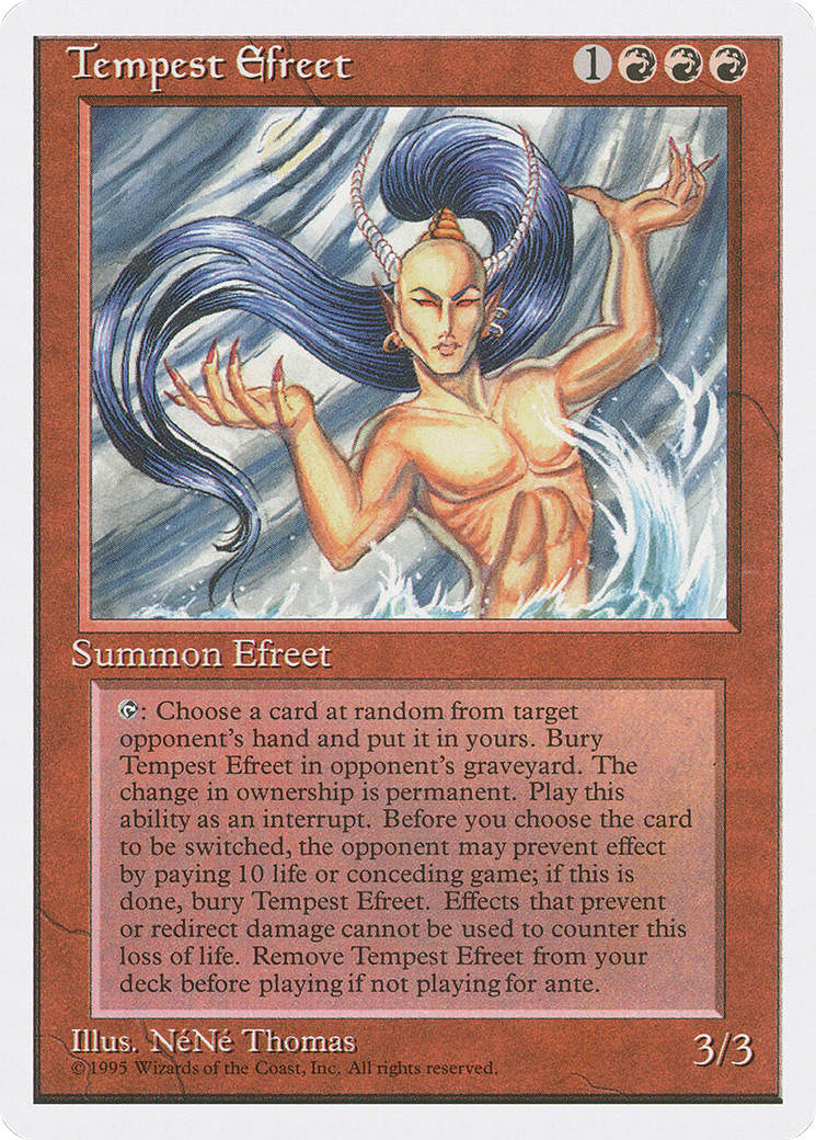 {R} Tempest Efreet [Fourth Edition][4ED 225]