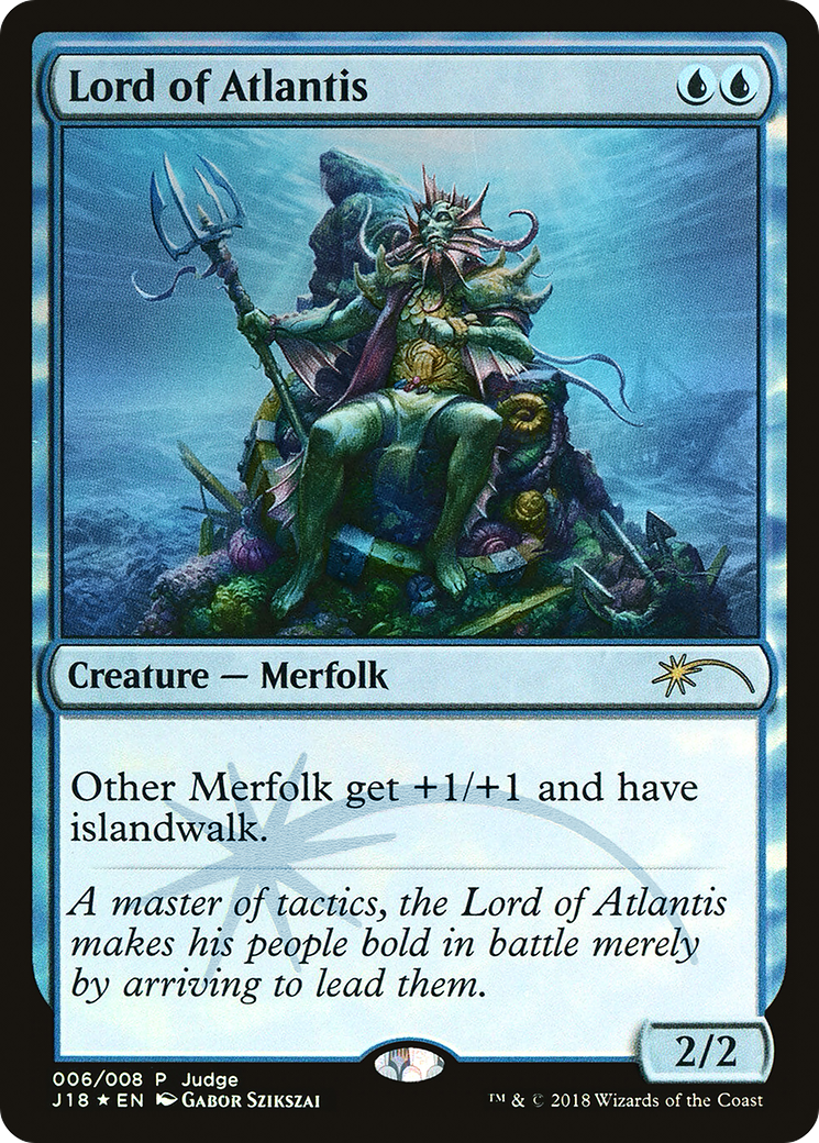 {R} Lord of Atlantis [Judge Gift Cards 2018][PA J18 006]