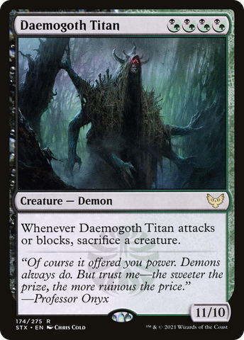 {R} Daemogoth Titan [Strixhaven: School of Mages][STX 174]