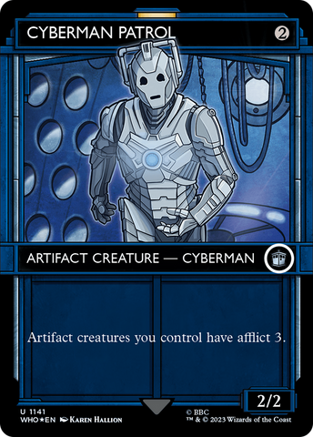 {C} Cyberman Patrol (Showcase) (Surge Foil) [Doctor Who][WHO 1141]