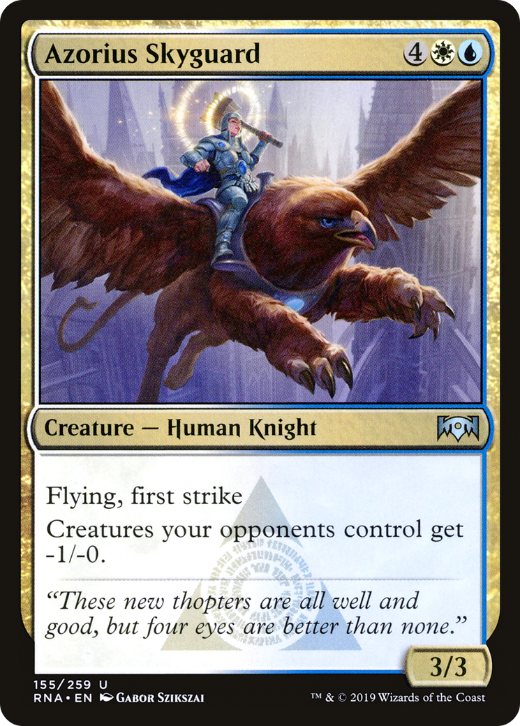 {C} Azorius Skyguard [Ravnica Allegiance][RNA 155]