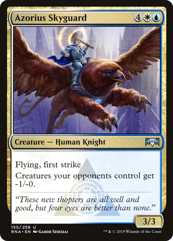 {C} Azorius Skyguard [Ravnica Allegiance][RNA 155]