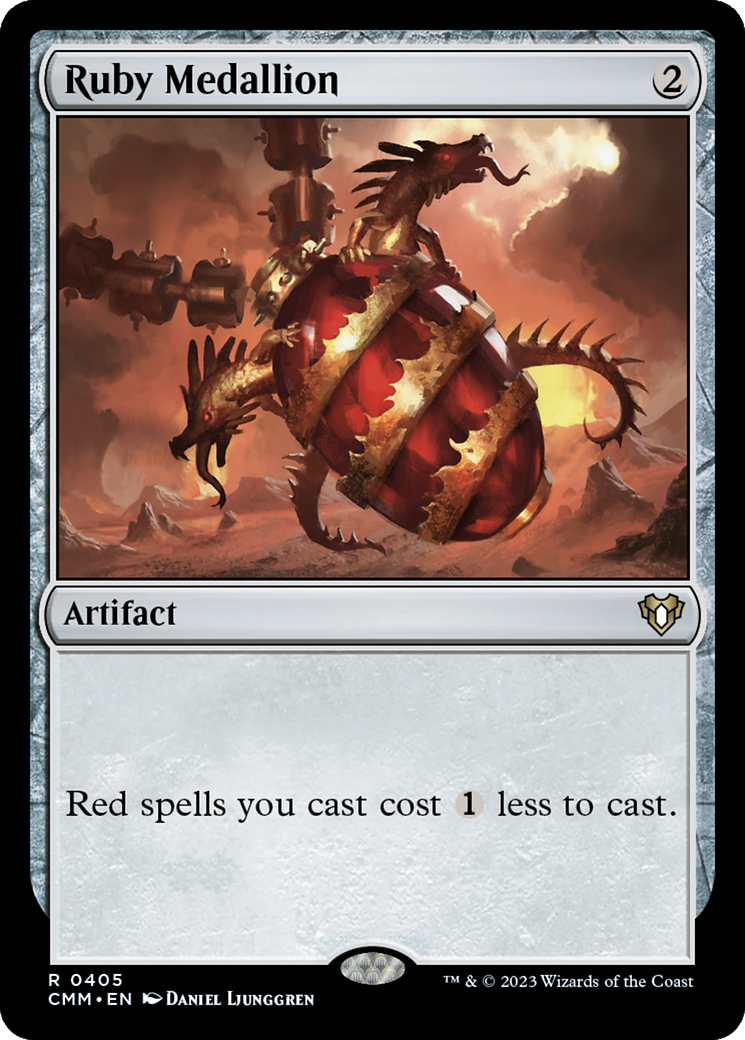 {R} Ruby Medallion [Commander Masters][CMM 405]