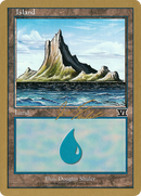 {B}[GB WC00 JF335] Island (jf335) (Jon Finkel) [World Championship Decks 2000]